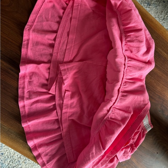 Mini Boden pink skirt / skort with sparkle band detail. Size 13-14Y. - Picture 4 of 5